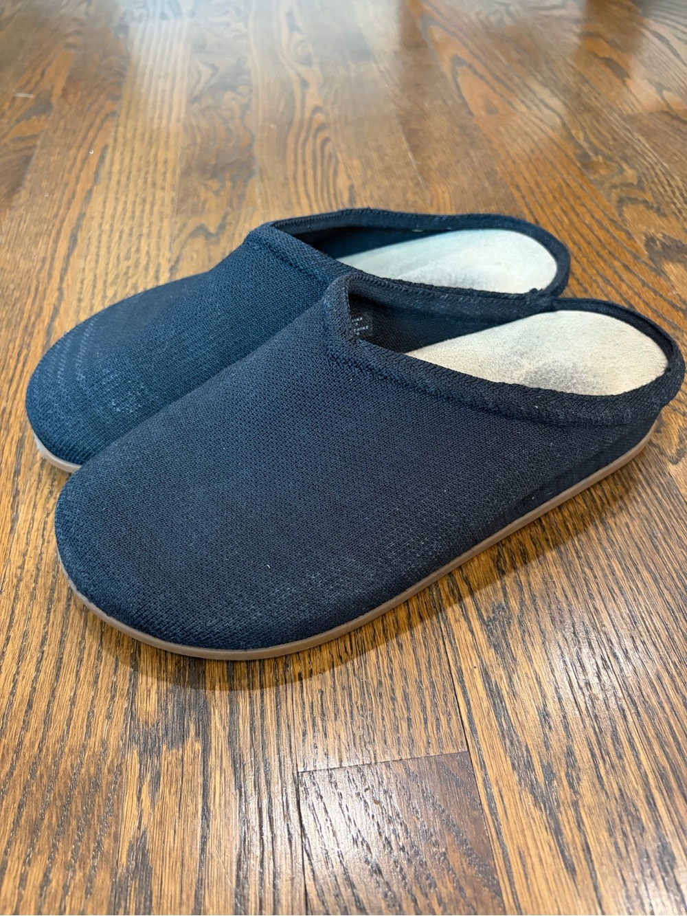 ROTHY’S The Casual Clog Soft Black Knit Merino Wool Shoes